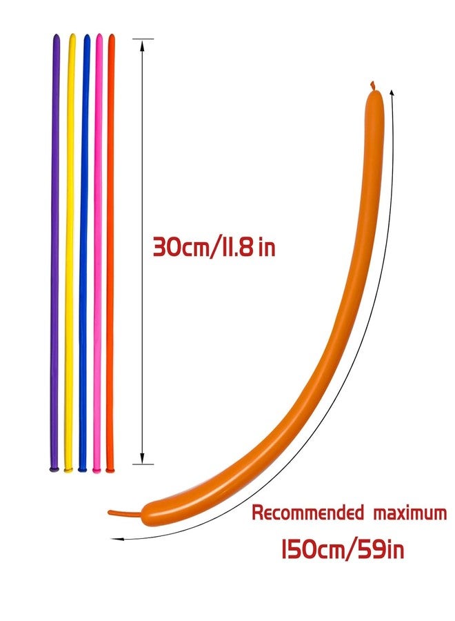 Crazy Sutra Playzo by Crazy Sutra Animals Kit Twisting Balloons (multicolor): 100pcs Latex Long Modelling Balloons and 1 Balloon Pump for creating different shapes and figures through twisting techniques. - Image 5